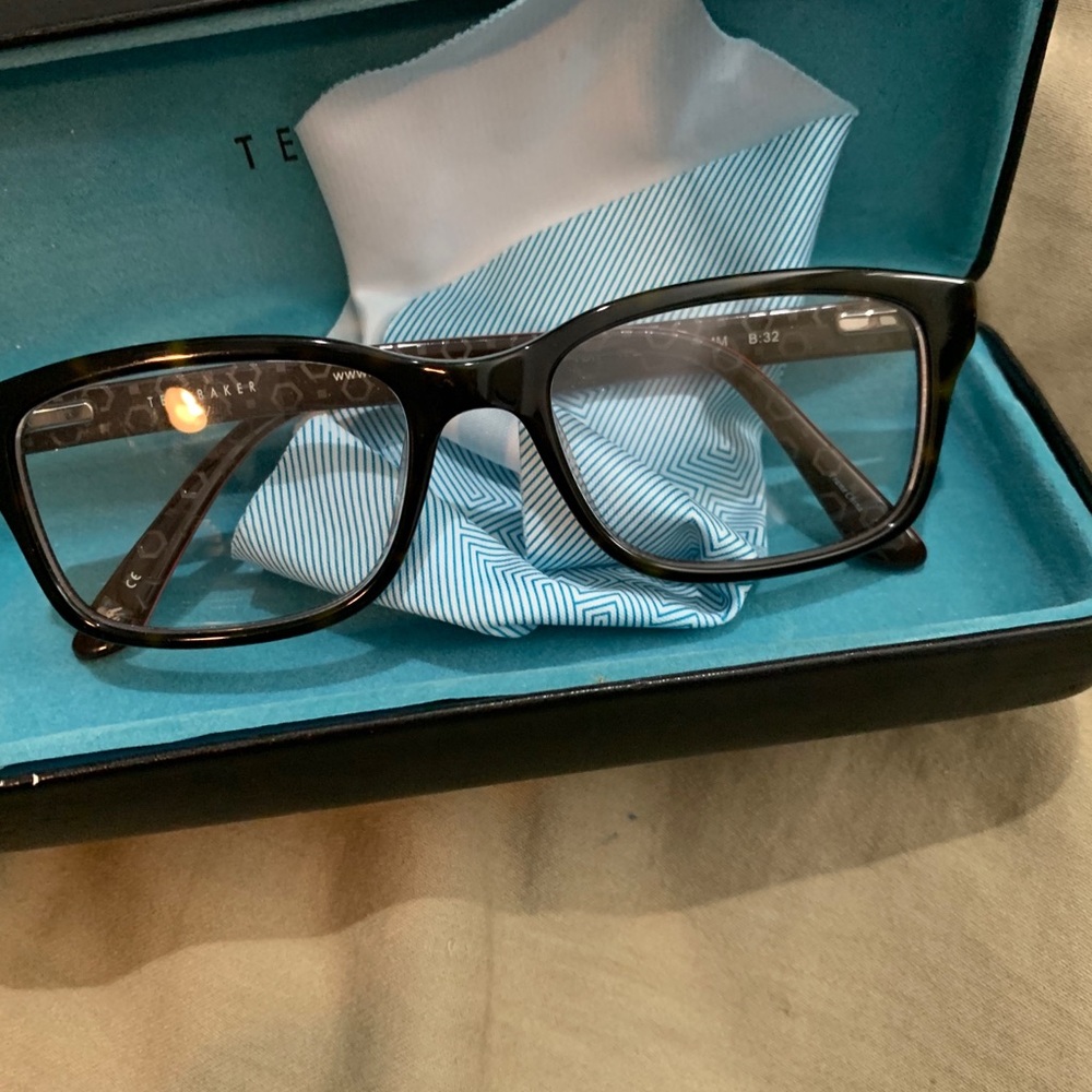 Ted Baker youth dark tortoise glasses